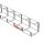 MERKUR2 G-100/100 G-profilú rácsos kábeltálca - beltéri - galvanizált