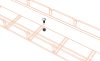 MERKUR2 SPM1 rögzítő bilincs (M6×16+M6) - GZ - galvanizált - 100 darab/doboz