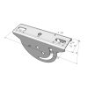 MERKUR2 50/50 rácsos kábeltálca - beltéri - galvanizált méretei
