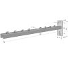 MERKUR2 50/50 rácsos kábeltálca - beltéri - galvanizált méretei