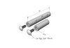 MERKUR2 50/50 rácsos kábeltálca - beltéri - galvanizált méretei