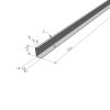 MERKUR2 50/50 rácsos kábeltálca - beltéri - galvanizált méretei