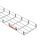 MERKUR2 250/50 rácsos kábeltálca - A2 - rozsdamentes acél - AISI304L