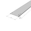 MERKUR2 50/50 rácsos kábeltálca - beltéri - galvanizált méretei