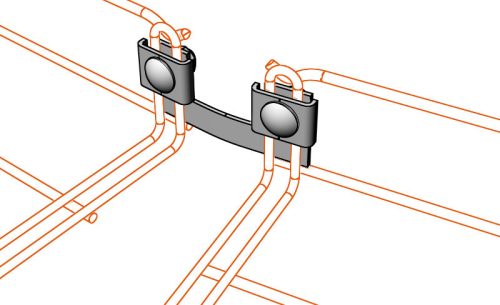 MERKUR2 SZM4 összekötő készlet - GZ - galvanizált