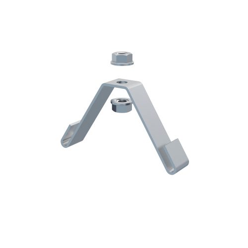 MERKUR2 DZM3/100 beltéri mennyezeti középpontos függesztő elem 100 mm-es tálcákhoz 50 kg-ig - GZ - galvanizált