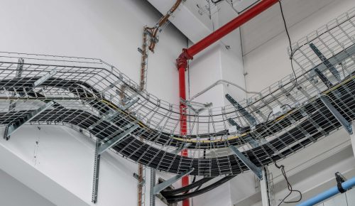 MERKUR2 NZM100 rácsos kábeltálca tartókonzol - beltéri - galvanizált - 50/50, 100/50, 100/100