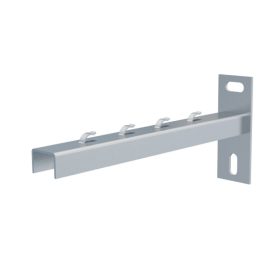   MERKUR2 NPZM250 rácsos kábeltálca tartókonzol - beltéri - galvanizált - 250/50, 250/100 tálcákhoz