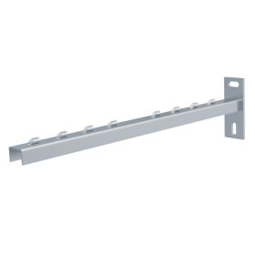   MERKUR2 NPZM500 rácsos kábeltálca tartókonzol - beltéri - galvanizált - 500/50, 500/100 tálcákhoz