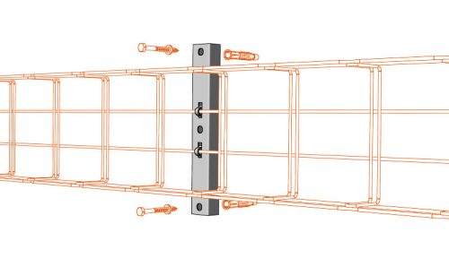 MERKUR2 PZM200 menetes szárral függeszthető tartókonzol - beltéri - galvanizált - 200/50, 200/100