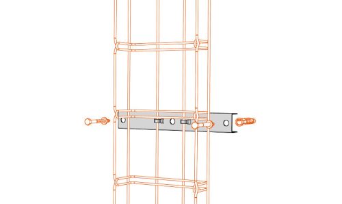 MERKUR2 PZM200 menetes szárral függeszthető tartókonzol - beltéri - galvanizált - 200/50, 200/100
