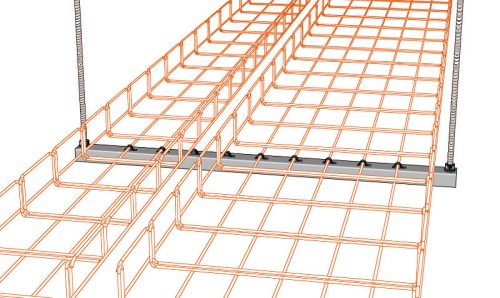 MERKUR2 PZM400 menetes szárral függeszthető tartókonzol - beltéri - galvanizált - 400/50, 400/100