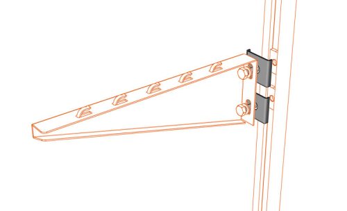 MERKUR2 50/50 rácsos kábeltálca - beltéri - galvanizált méretei