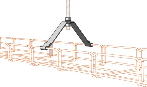 MERKUR2 50/50 rácsos kábeltálca - beltéri - galvanizált méretei