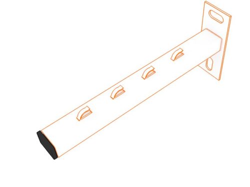 MERKUR2 OK4 biztonsági védőkupak PZM / PZMP / NPZM konzol végekhez - fekete