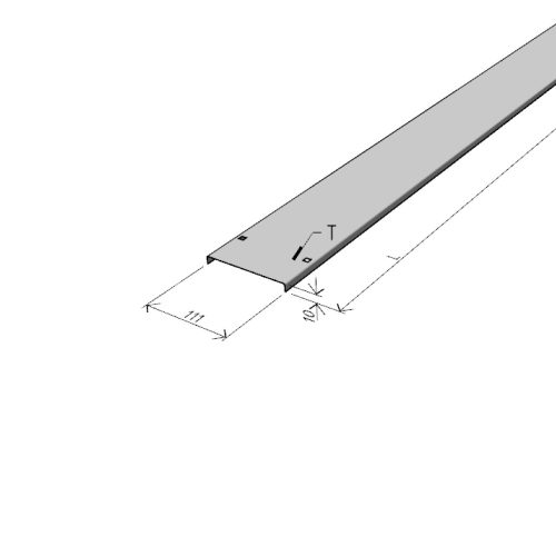 MERKUR2 50/50 rácsos kábeltálca - beltéri - galvanizált méretei