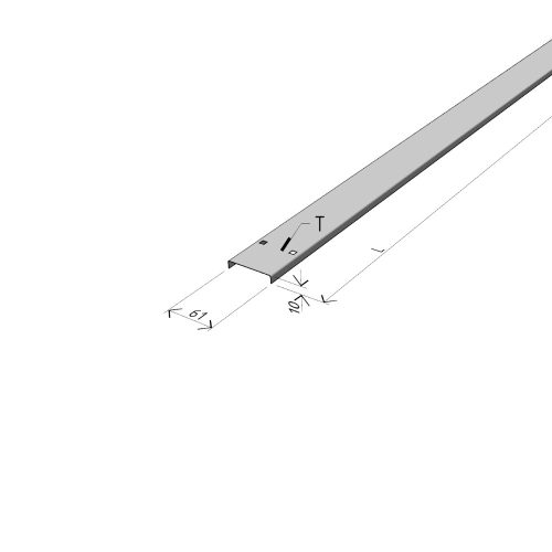 MERKUR2 50/50 rácsos kábeltálca - beltéri - galvanizált méretei