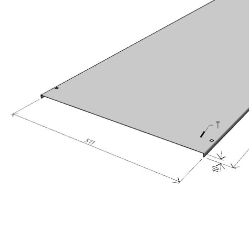 MERKUR2 50/50 rácsos kábeltálca - beltéri - galvanizált méretei