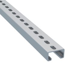   MERKUR2 STNM800 alacsony profilú fali szerelősín 800 mm hosszú - beltéri - elő galvanizált