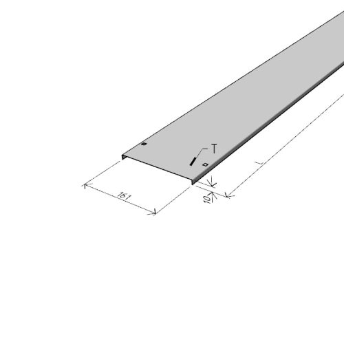 MERKUR2 50/50 rácsos kábeltálca - beltéri - galvanizált méretei