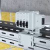 ATTEMA AK2-S/GZ 120×95 mm kötő doboz tartóelemmel hagyományos lemez kábeltálcákhoz 3 kábelbevezetővel IP40