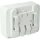 ATTEMA AK2-S/MD 120×95 mm kötő doboz a hátoldalon MD rögzítő- / szerelőlap rácsos kábeltálcákhoz 3 kábelbevezetővel IP40