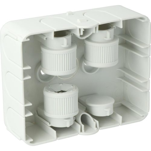 ATTEMA AK2-SU 120×95 mm kötő doboz 3 kábelbevezetővel IP40