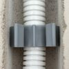 ULTFIX M20 / M25 védőcsövek gipszmentes rögzítése tégla falazatba 40 mm széles horonyba