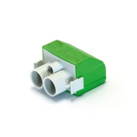   FTG KA 502PE LPDB lámpaoszlop csatlakozó blokk 1 pólusú 2+1 csatlakozási ponttal 160A (Cu) / 125A (Alu) - ZÖLD