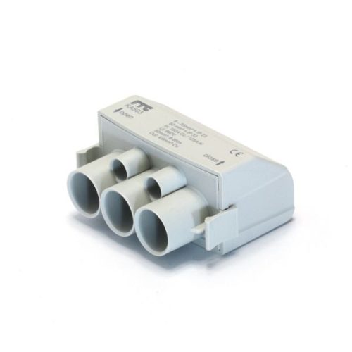 FTG KA 503 LPDB lámpaoszlop csatlakozó blokk 1 pólusú 3+1 csatlakozási ponttal 160A (Cu) / 125A (Alu) - SZÜRKE