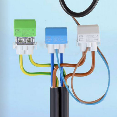 FTG KA 503N LPDB lámpaoszlop csatlakozó blokk 1 pólusú 3+1 csatlakozási ponttal 160A (Cu) / 125A (Alu) - KÉK