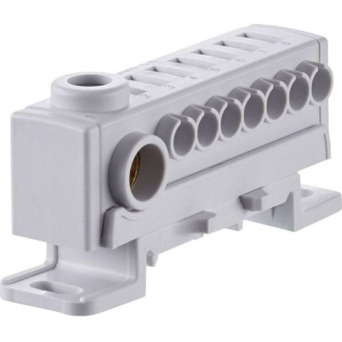 FTG KS74H1 ECB elosztó blokk Be: 1×25 mm² Ki: 7×4 mm², 76A - SZÜRKE