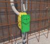 Kaiser 1211-00 bepattintható PREFIX® betonháló rögzítőfül készlet B¹ beton szerelvény és kötődobozokhoz (párban)