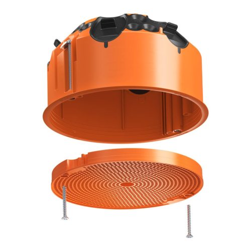 Kaiser 9373-50 O-range ECON® 120-as légtömör beépítődoboz univerzális szerelőlappal 65 mm mélységgel