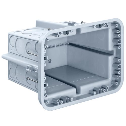 Kaiser 9916.21 nagyméretű 250×180×185 mm mély kábelrendező doboz / elágazó és kötődoboz beton falazatba és mennyezetbe