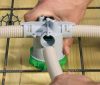 Kaiser 9959 eszköz- és készülékrögzítő doboz Ø 85 mm-es univerzális szerelő előlappal beton mennyezetbe, rögzítő szegekkel