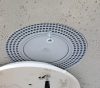 Kaiser 9959 eszköz- és készülékrögzítő doboz Ø 85 mm-es univerzális szerelő előlappal beton mennyezetbe, rögzítő szegekkel