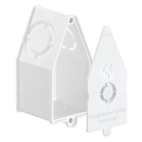   Kaiser 1048-00 süllyesztett falilámpa csatlakozó doboz (kutyaház) integrált lezárófedéllel