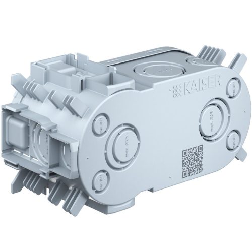 Kaiser 1068-06 UP1 Fix Elektronik sorolható süllyesztett szerelvénydoboz eszközzsebbel 2 db csavarral gipszmentes beépítés