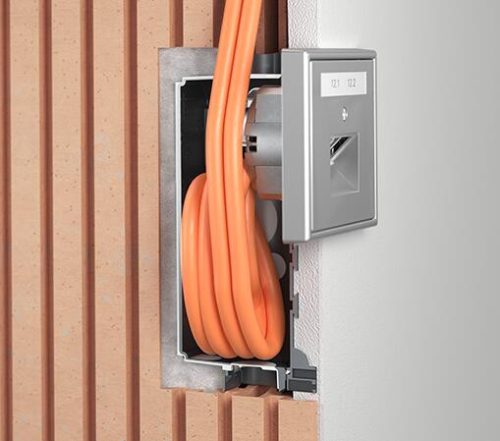 Kaiser 1068-21 ECON légtömör Elektronik sorolható süllyesztett MÜDS szerelvénydoboz 2 db csavarral