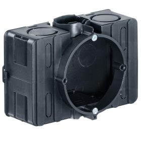   Kaiser 1069-02 sorolható széles "fényképezőgép" süllyesztett MÜDS szerelvénydoboz 2 db csavarral