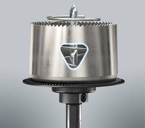 Kaiser 1081-20 PROFI Ø 74 mm-es szerelvénydoboz maró peremsüllyesztővel gipszkarton falazatba