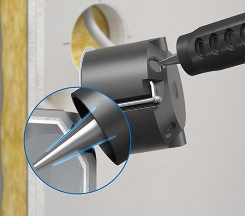 Kaiser 1085-80 univerzális kúpos lyukkivágó szerszám műanyagokhoz HSS acél pengével