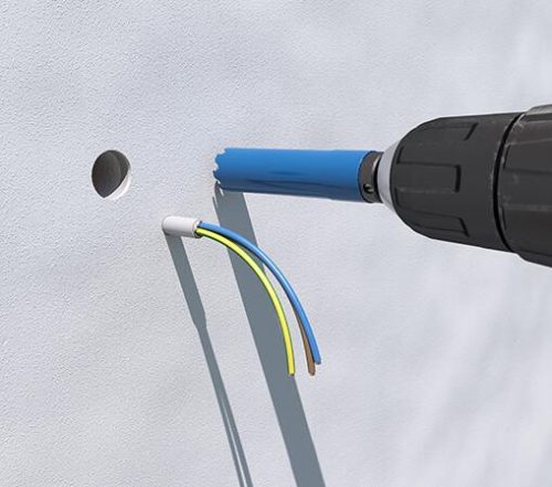 Kaiser 1088-06 SPECIAL kivágó ETICS Ø 20 x 80 mm szerszám a Mini készüléktartó tiplihez 