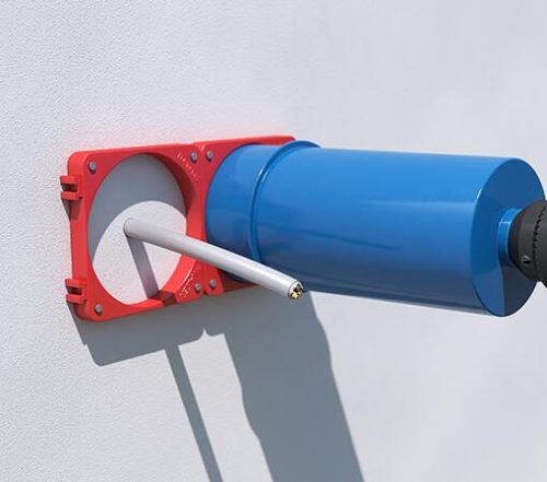 Kaiser 1088-07 SPECIAL kivágó ETICS Ø 68 x 180 mm szerszám STYRO55 szerelvénydoboz beépítéséhez