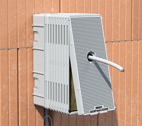 Kaiser 1159-24 univerzális eszköztartó szerelőlap, hőszigetelés-vastagsághoz állítható 60-160 mm között (emelőelemmel max. 360 mm)