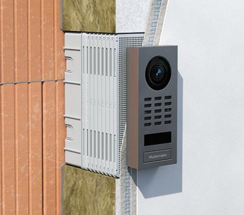 Kaiser 1159-24 univerzális eszköztartó szerelőlap, hőszigetelés-vastagsághoz állítható 60-160 mm között (emelőelemmel max. 360 mm)