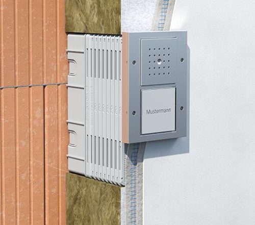 Kaiser 1159-26 univerzális szerelvénytartó, hőszigetelés-vastagsághoz állítható 60-160 mm között (emelőelemmel max. 360 mm)