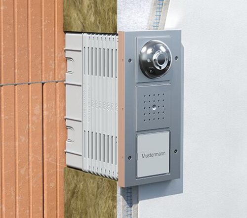 Kaiser 1159-26 univerzális szerelvénytartó, hőszigetelés-vastagsághoz állítható 60-160 mm között (emelőelemmel max. 360 mm)