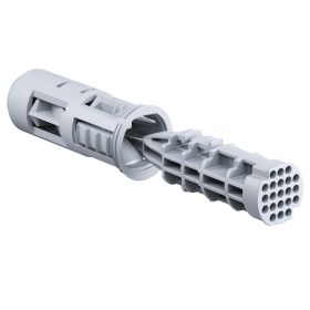   Kaiser 1159-50 kétrészes Mini készüléktartó tipli 80 mm-nél vastagabb színezett homlokzati hőszigetelésbe - terhelhetőség: 3 kg.